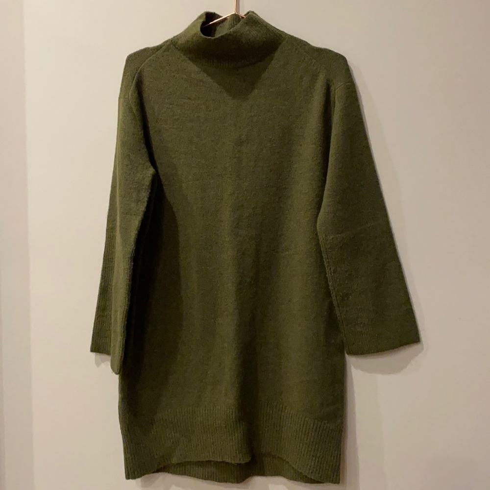 Mockneck Sweater Dress